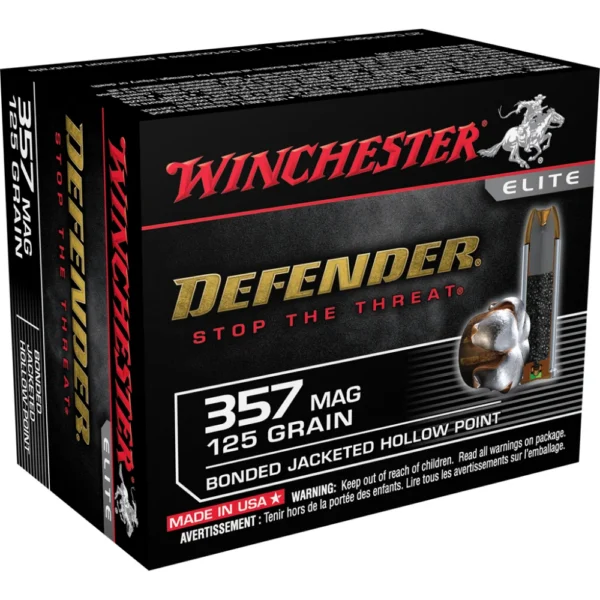Winchester Ammunition Winchester PDX1 Defender Handgun Ammunition .357 Mag 125 gr. PDX1 1325 fps 20/ct