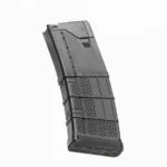 LANCER L5AWM GEN2, black angled side view with curved body and textured panels