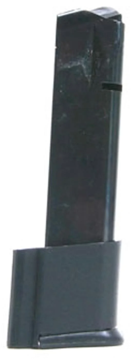 primary-53553 ProMag Para-Ordnance P-14 45 Magazine, blued steel side view with extended base