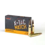 PMC AMMUNITION PMC X-TAC MATCH Rifle Ammunition .308 Win 168 gr OTM 2700 fps 20/ct