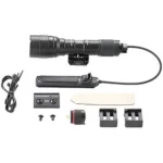 Streamlight ProTac Rail Mount HL-X, black weapon light with switch, cable and mounting parts