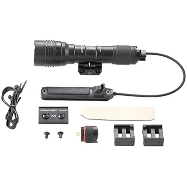 Streamlight ProTac Rail Mount HL-X, black weapon light with switch, cable and mounting parts