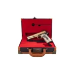 EAA - European American Armory Corp EAA Girsan MC1911 Gold Lux Handgun .38 Super 9rd Magazine 5" Barrel Engraved Slide and