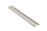 ERGO 18-SLOT LDDR RAIL COVERS 3PK DE, dark earth slotted rail cover in angled top view