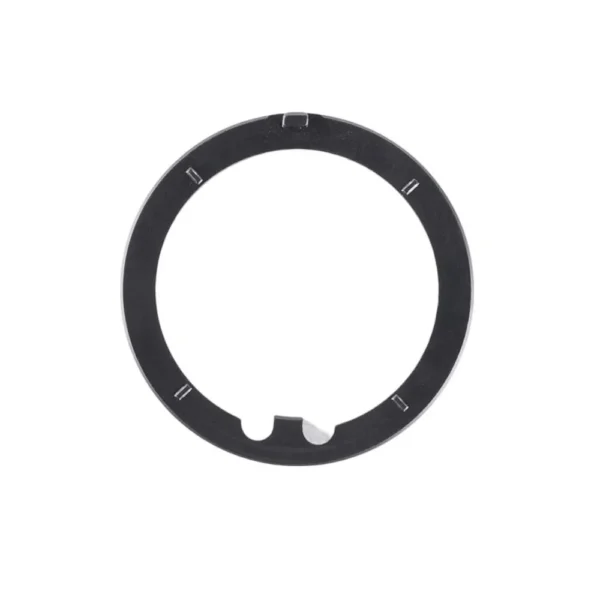 Dead Air Detent Ring for KeyMo & KeyMicro Adapters, black circular ring shown flat