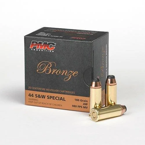 PMC AMMUNITION PMC Bronze Handgun Ammunition .44 Spl 180 gr JHP 980 fps 25/ct