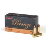 PMC AMMUNITION PMC Bronze Handgun Ammunition .38 Spl 132 gr. FMJ 917 fps 50/ct