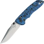 Hogue Knife Hogue Deka 3.25" ABLE Lock Folder Clip Point Blade Tumble Finish G-10 Blu Lava