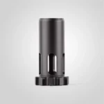 Dead Air Mojave Piston 9mm Luger M13.5x1LH, black piston with side slots and flanged base