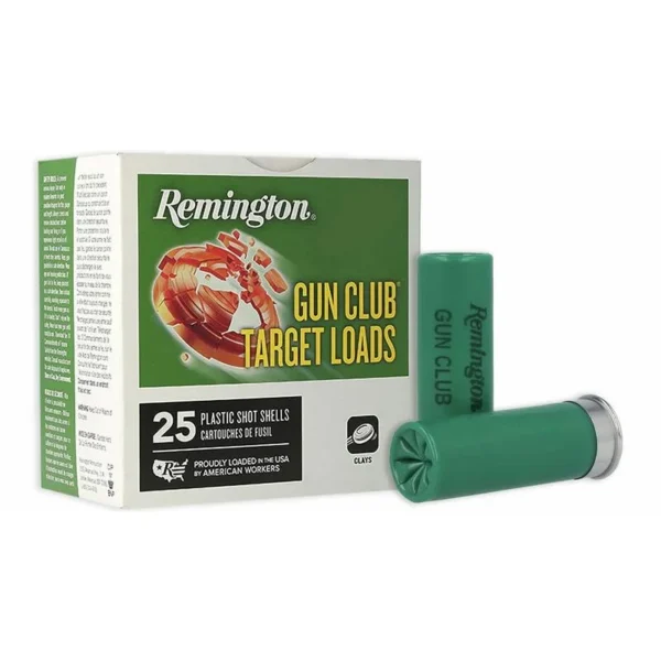 Remington Arms Co. Inc. Remington Gun Club Target Load Shotshells 12 ga 2-3/4" 1 oz 1185 fps #8 25/ct