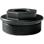 Banish 6213 Direct Thread Mount, black threaded mount with hexagonal raised top