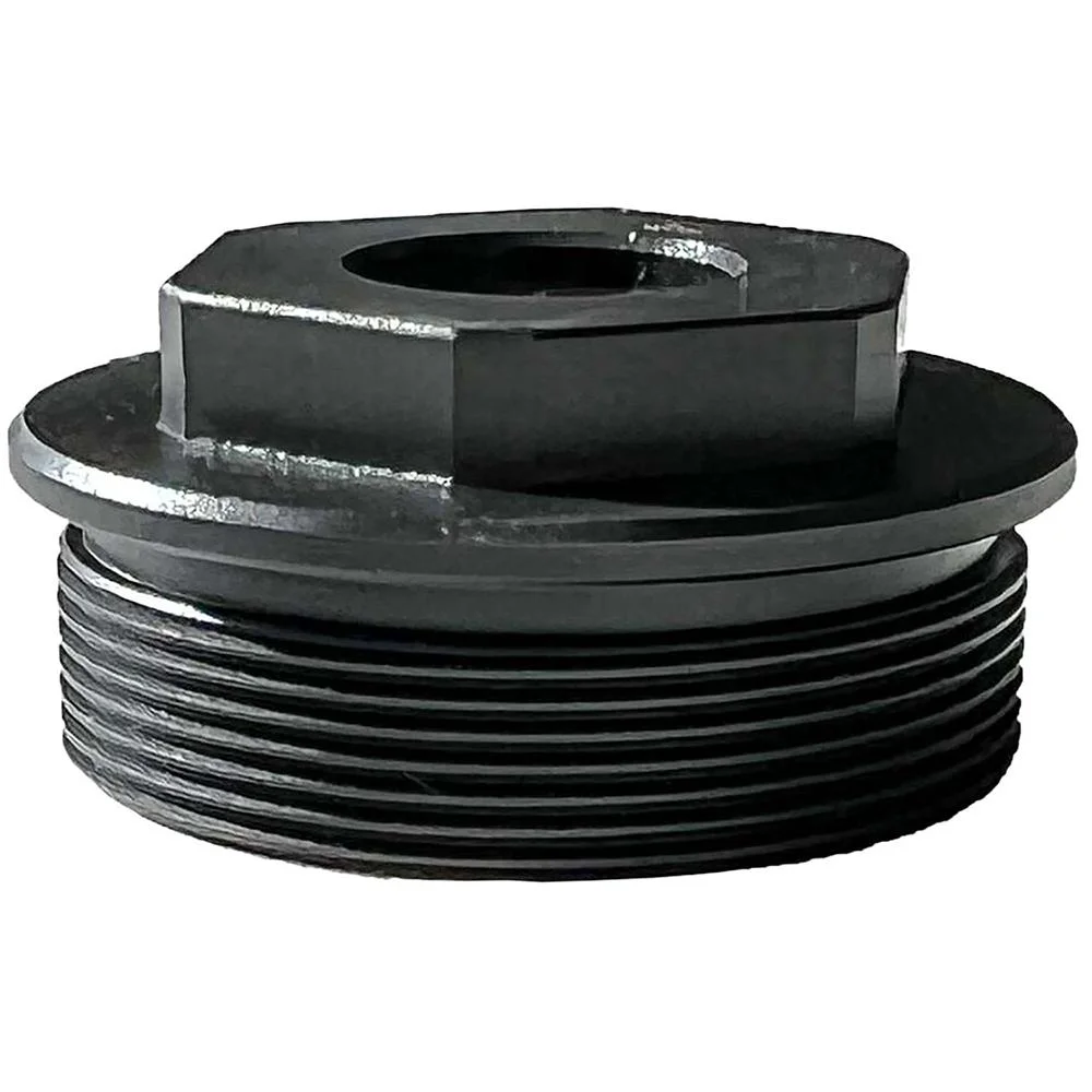 primary-53670 Banish 6213 Direct Thread Mount, black threaded mount with hexagonal raised top
