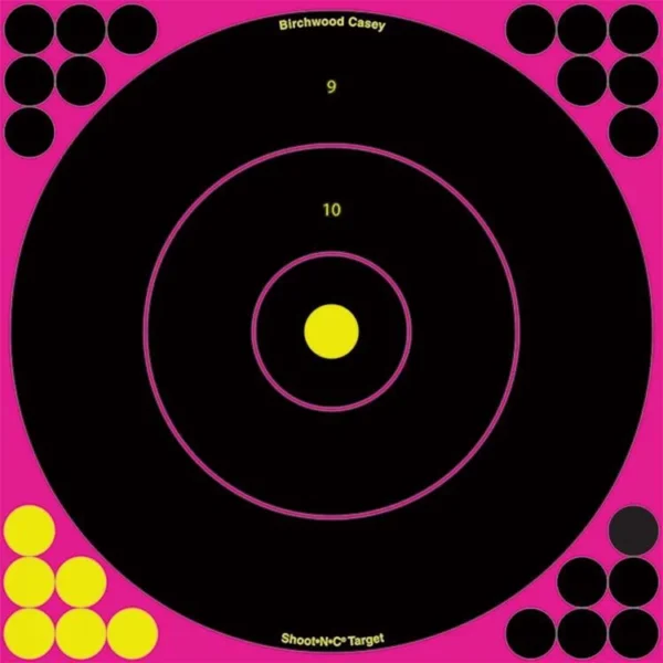 Birchwood Casey B/C SHT-N-C RND BULLSEYE TGT 5-12" P