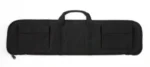 Bulldog 42-inch Tactical Shotgun Case black, side view with carry handle and zippered pockets
