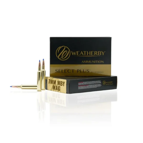 Weatherby Ammunition Weatherby Select Hornady Interlock Rifle Ammunition 7mm Wby Mag 154gr SP 3250 fps 20/ct