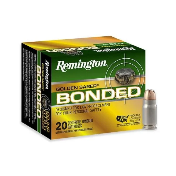 Remington Arms Co. Inc. Remington Golden Saber Bonded Handgun Ammunition .357 Sig 125 gr BJHP 1350 fps 20/ct