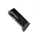 Sig Sauer P365 Micro Compact magazine, angled side view in black with finger extension
