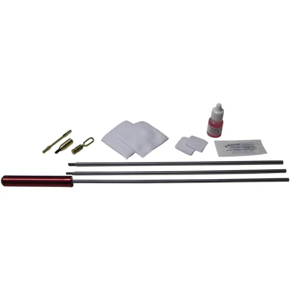 Pro-Shot 36-inch Universal Kit with cleaning rods, handle, patches, tips and bottle