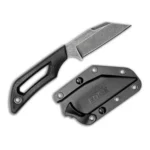 Outdoor Edge Pivot Fixed Knife 2-3/5" Wharncliffe Blade Black