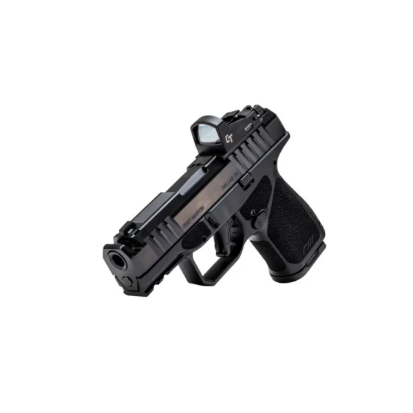Rost Martin RM1S Comp Handgun Bundle 9mm Luger 12(1)&15(3)rd Magazines 3.6" Barrel Black Crimson Trace Red Dot Pistol