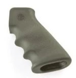 Hogue Inc. Hogue AR-15/M-16 OverMolded Rubber Grips with Finger Grooves Olive