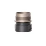 Rugged Universal Mount R.U.M. titanium and black cylindrical mount with visible threads