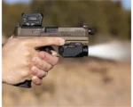 Viridian Green Laser Viridian RFX45 Closed Emitter Green Dot Reflex Sight - ACRO Compatible INSTANT-On / Glock MOS Adapter