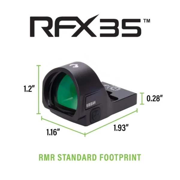Viridian Weapon Technologies VIRIDIAN RFX-35 1X22 MICRO GREEN DOT