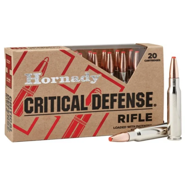 Hornady Mfg Hornady Critical Defense Rifle Ammunition .308 Win 155 gr FTX 20/ct