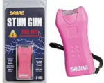 Security Equipment Corporation Sabre 600000 Volt Mini-Stun Gun with LED - Pink