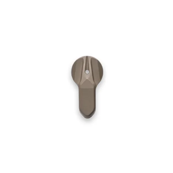 Radian Weapons Talon 45/90 Single Lever Safety Selector FDE, top view of tan lever
