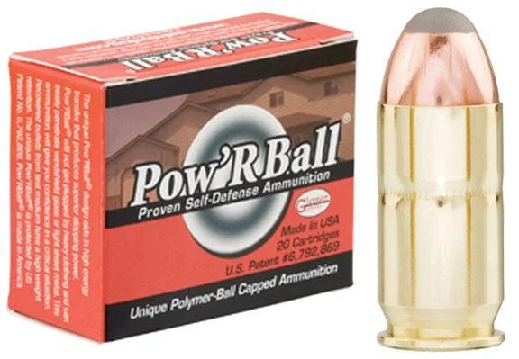 Glaser Pow'RBall Handgun Ammunition .45 ACP 165 gr JHP 1225 fps 20/ct