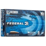 Federal Varmint & Predator rifle ammunition, blue box front view with coyote graphic