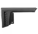 Ruger American Rimfire Stock Module, side view in black with low comb and adjustment slots