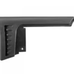 Ruger American Rimfire Stock Module, side view in black with low comb and adjustment slots