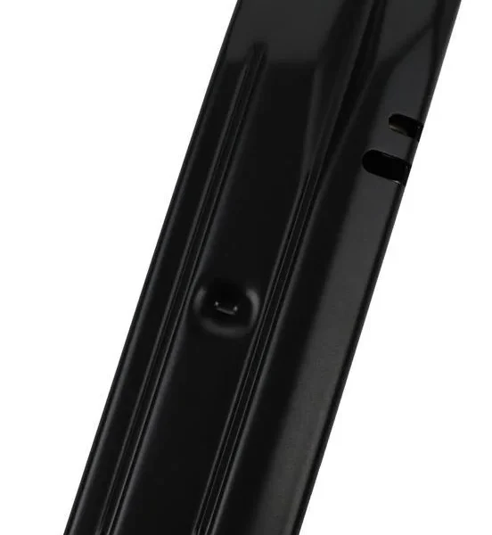 CZ-USA CZ P-10 C Reverse and Ambi black magazine, angled side view with red follower