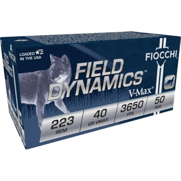 Fiocchi Ammunition Fiocchi Extrema Rifle Ammunition .223 Rem 40 gr V-MAX 3650 fps 50/rd