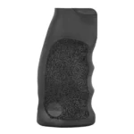 ERGO TDX-0 DLX AR Flat Top Grip, black, side view with textured finger-groove surface