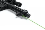 Viridian HS1 AR HS1 Laser Hand Stop, mounted black hand stop projecting a green laser