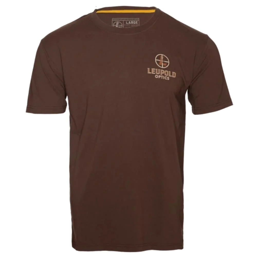primary-54094 Leupold & Stevens Inc. Leupold Magazine Short Sleeve Shirt Brown Heather L