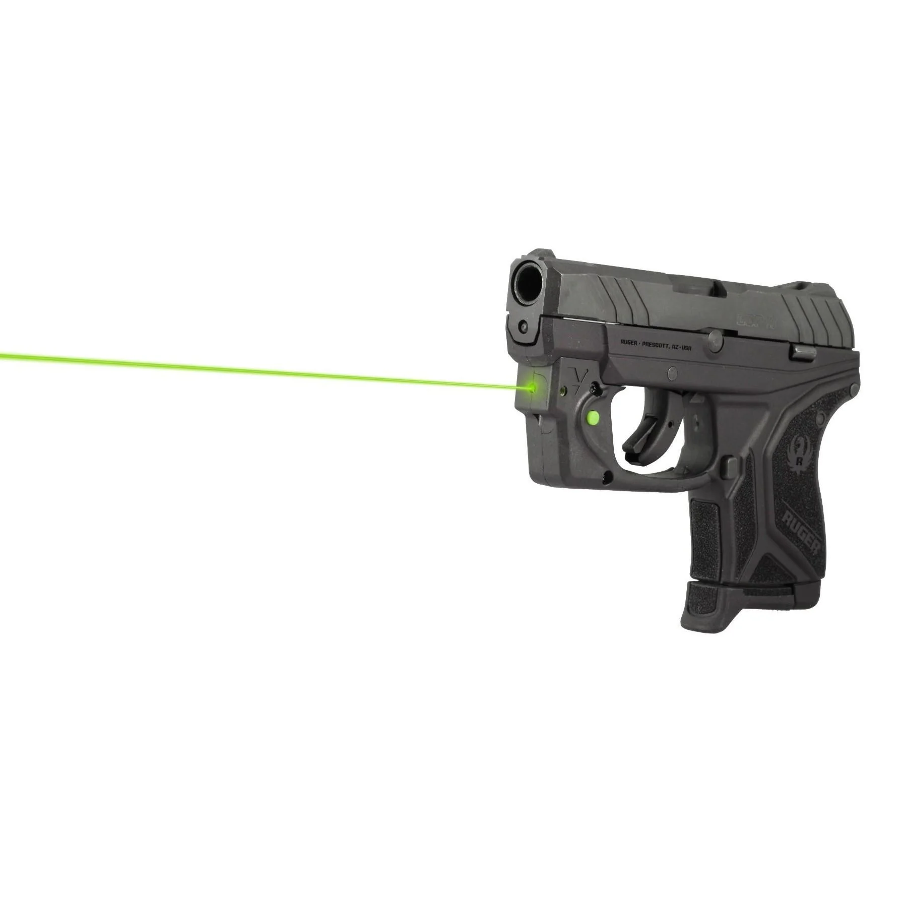 primary-54120 Viridian Green Laser Viridian E Series Green Laser Sight for Ruger LCPII Black