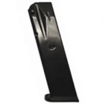 Century Arms Canik TP9 Series TP9SA Magazine, black steel angled side view with baseplate