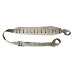 QUAKE CLAW 2.0 shotgun sling, side view of padded camo strap with adjustable loops