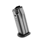 Springfield Armory Echelon 4.0C Handgun Magazine, angled gray view with black baseplate