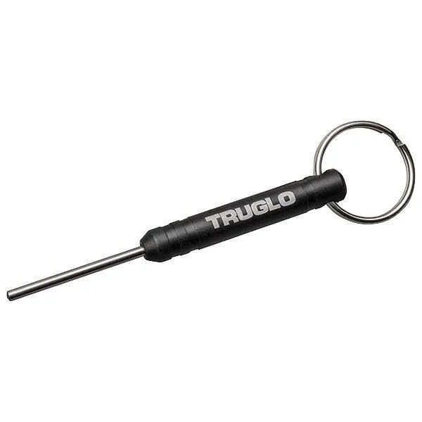 TRUGLO Tool/Punch for Glock, black handled punch with metal shaft and key ring