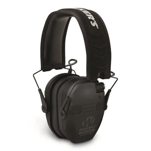 Walkers Game Ear Walker's Razor Electronic Comm Muff Ear Muffs 23dB Black with Bluetooth