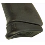Pearce Grip Extension for GLK 43X and 48, close-up of black textured grip base