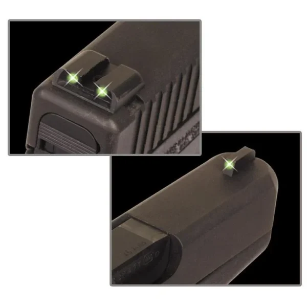 Truglo Tritium Sights Fits S&W M&P Including SHIELD & .22 models EXCLUDING .22 Compact / C.O.R.E./ 22 Mag models EZ Series