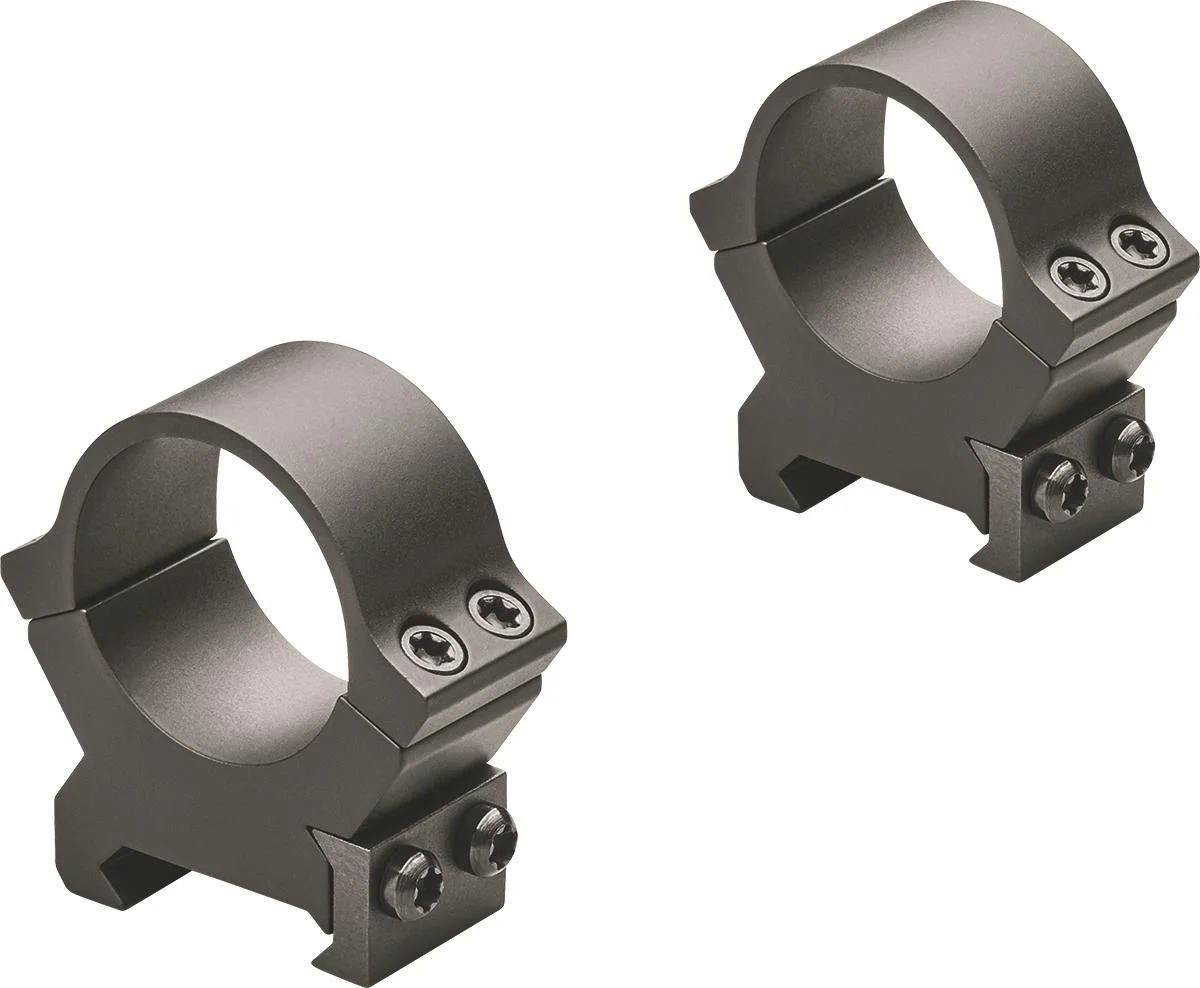 primary-54283 Leupold & Stevens Inc. Leupold 2-Piece Precision-Fit PRW2 Weaver-Style Permanent Rings 1" Medium - Matte Black