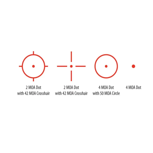 BSA Reflex Sight with Red Laser 33x24mm 4 Reticles Red QR Mount for Weaver/Picatinny